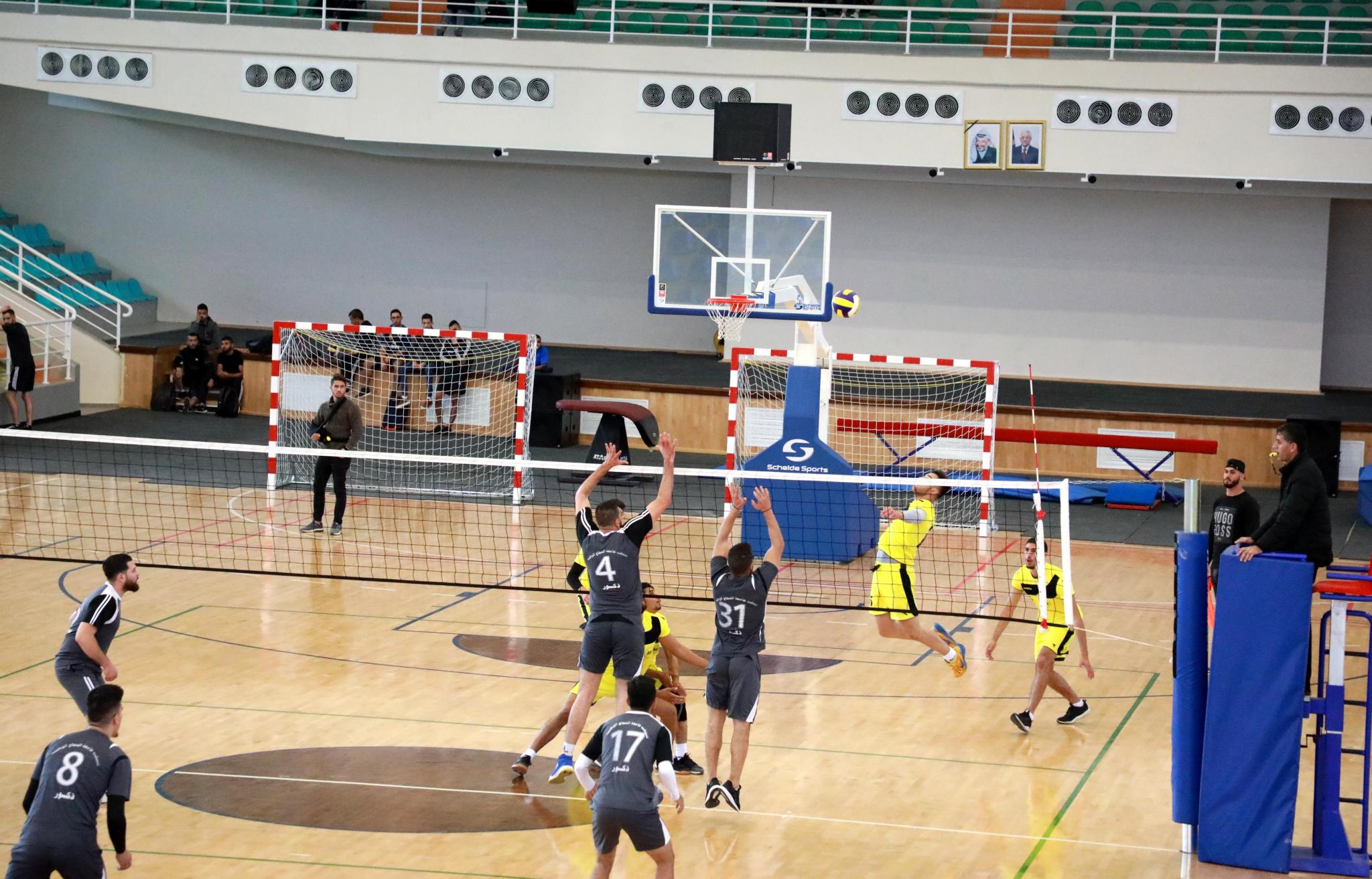 Photos of the Match That Gathered the University Team With Al-najah University Team of Volleyball League Championship for Palestinian Universities for the Year 2018