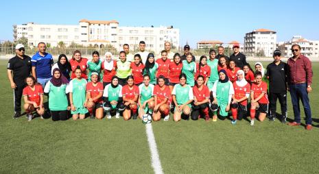 مباراة بين منتخب الجامعة ومنتخب الجالية الفلسطينية في الولايات المتحدة الامريكية