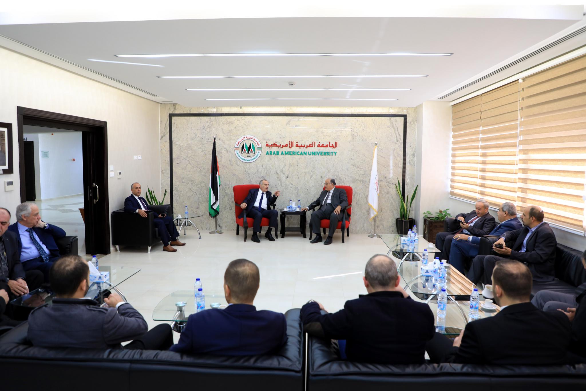 Meeting between the university President and the Minister of Communication