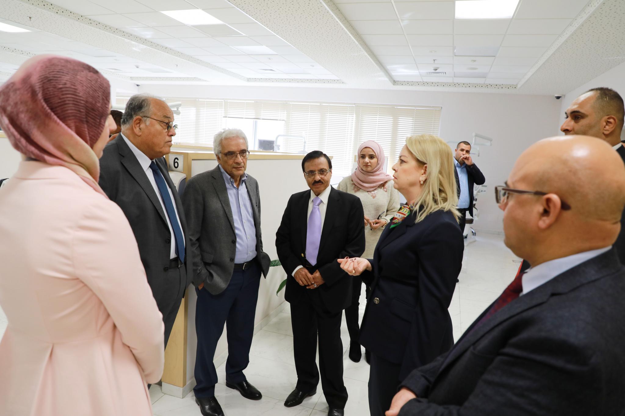 Part of the reception of the Advisor to the Prime Minister during her visit to the University