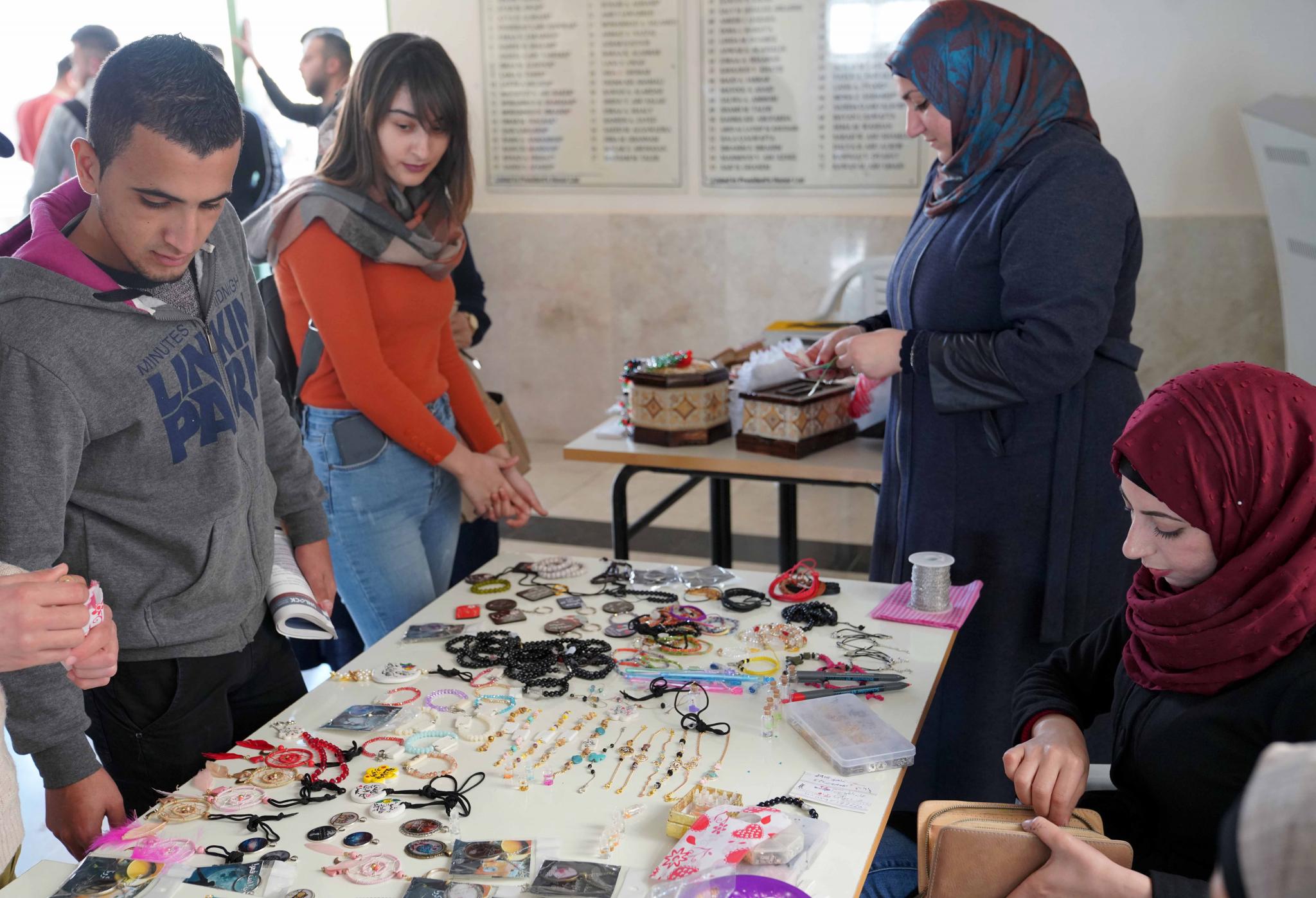 Part of the Palestinian Heritage Day at the Universit