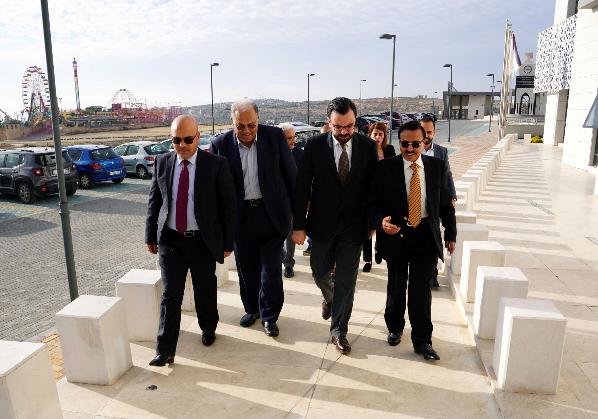 the visit of Minister of Culture Dr. Ihab Bseiso to the university