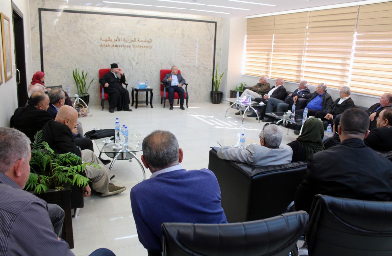 Reception of the delegation from the 1948 Palestinian lands