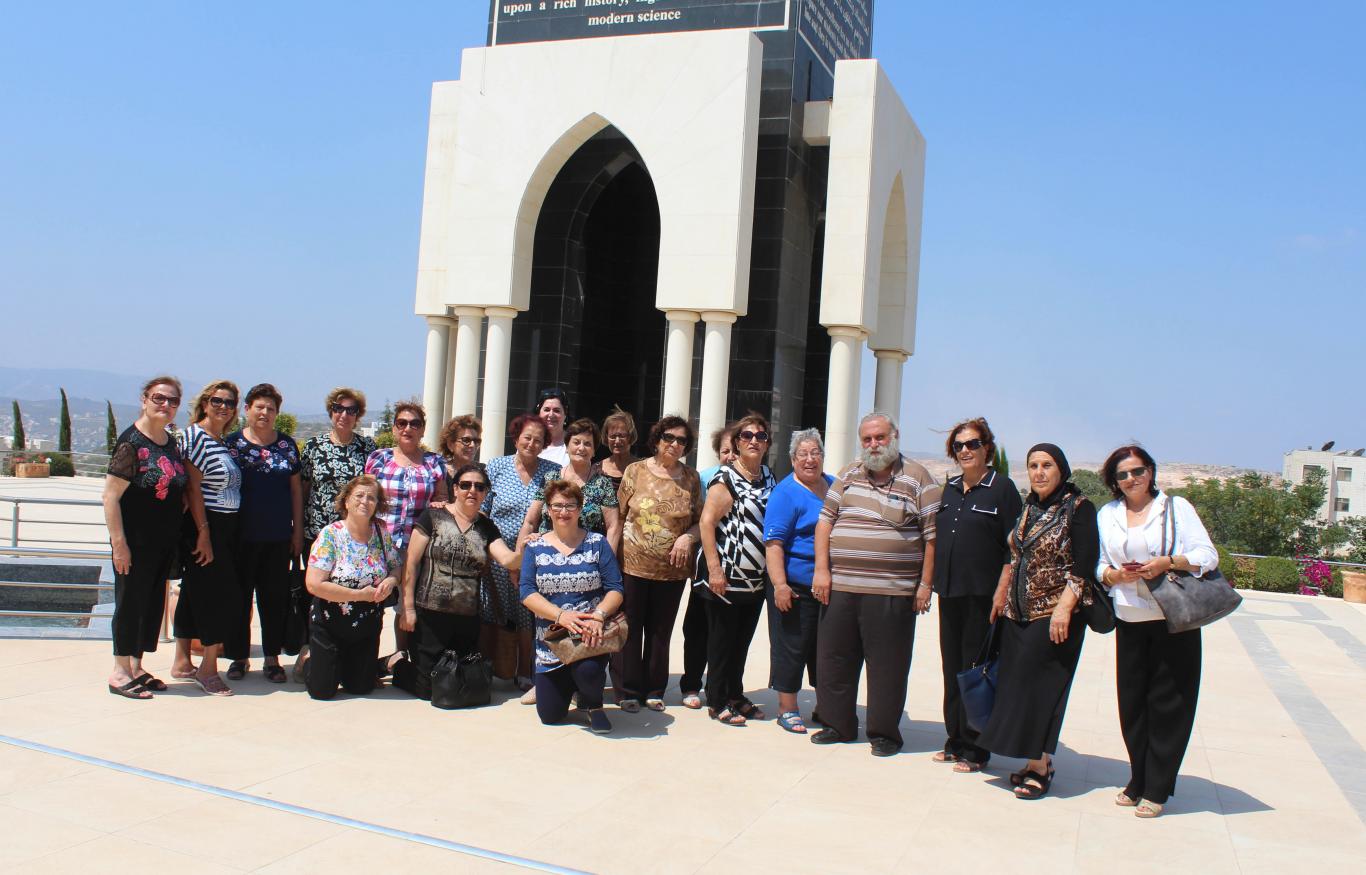 وفد من فلسطينيي الداخل يزور الجامعة العربية الامريكية للتعرف عليها 