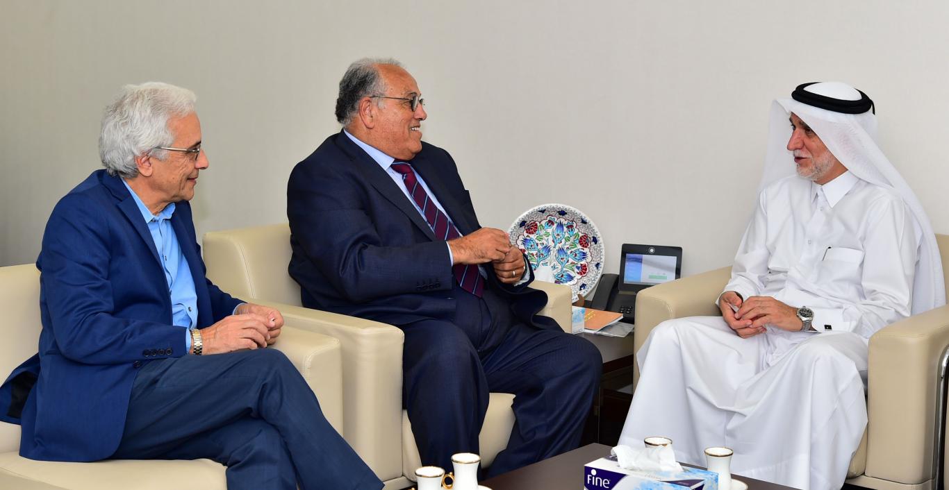 Dr. Darwish Al-Emadi, Prof. Dr. Ali Zeidan Abu Zuhri, Prof. Dr. Waleed Deeb