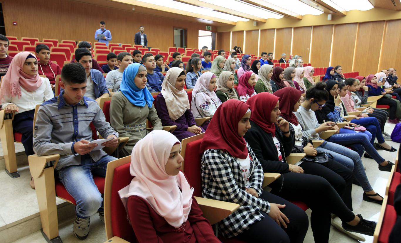 Part of the graduation ceremony for GoCode initiative students