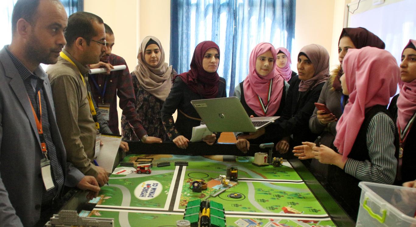 The 12th National Competition For Lego Robots In Palestine