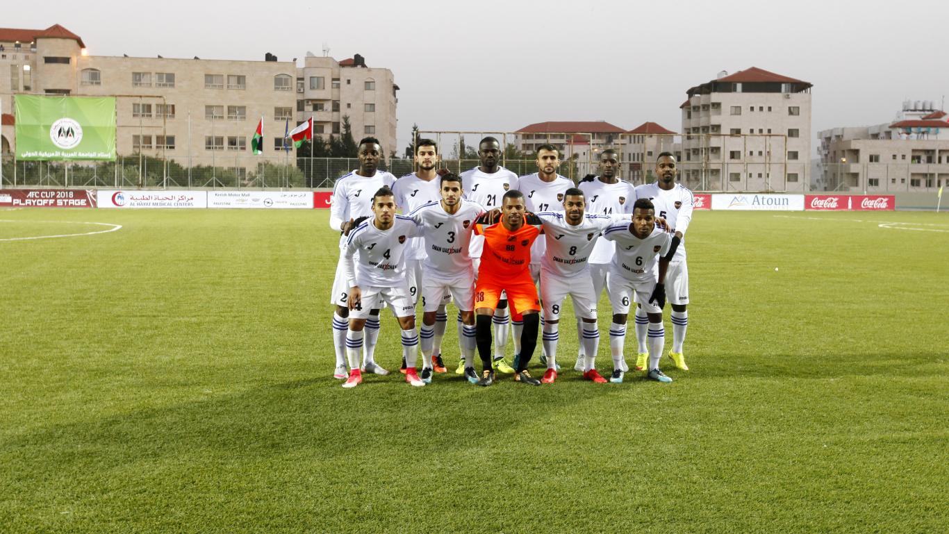 مباراة نادي هلال القدس مع نادي السويق العماني ضمن تصفيات كاس اسيا للأندية 2018