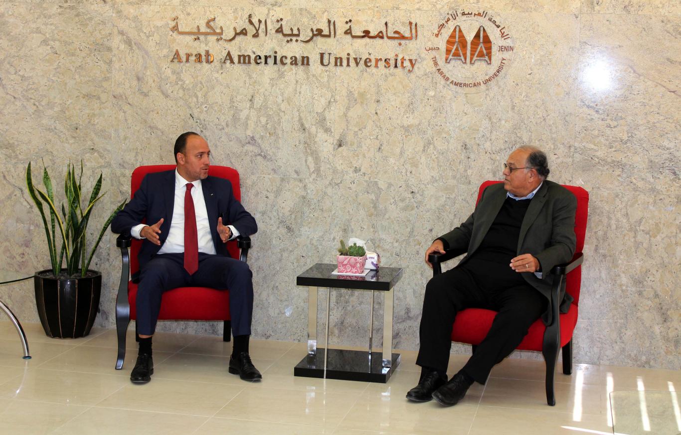 Palestine Embassador to the United States Dr. Hussam Zamlat Visits the University