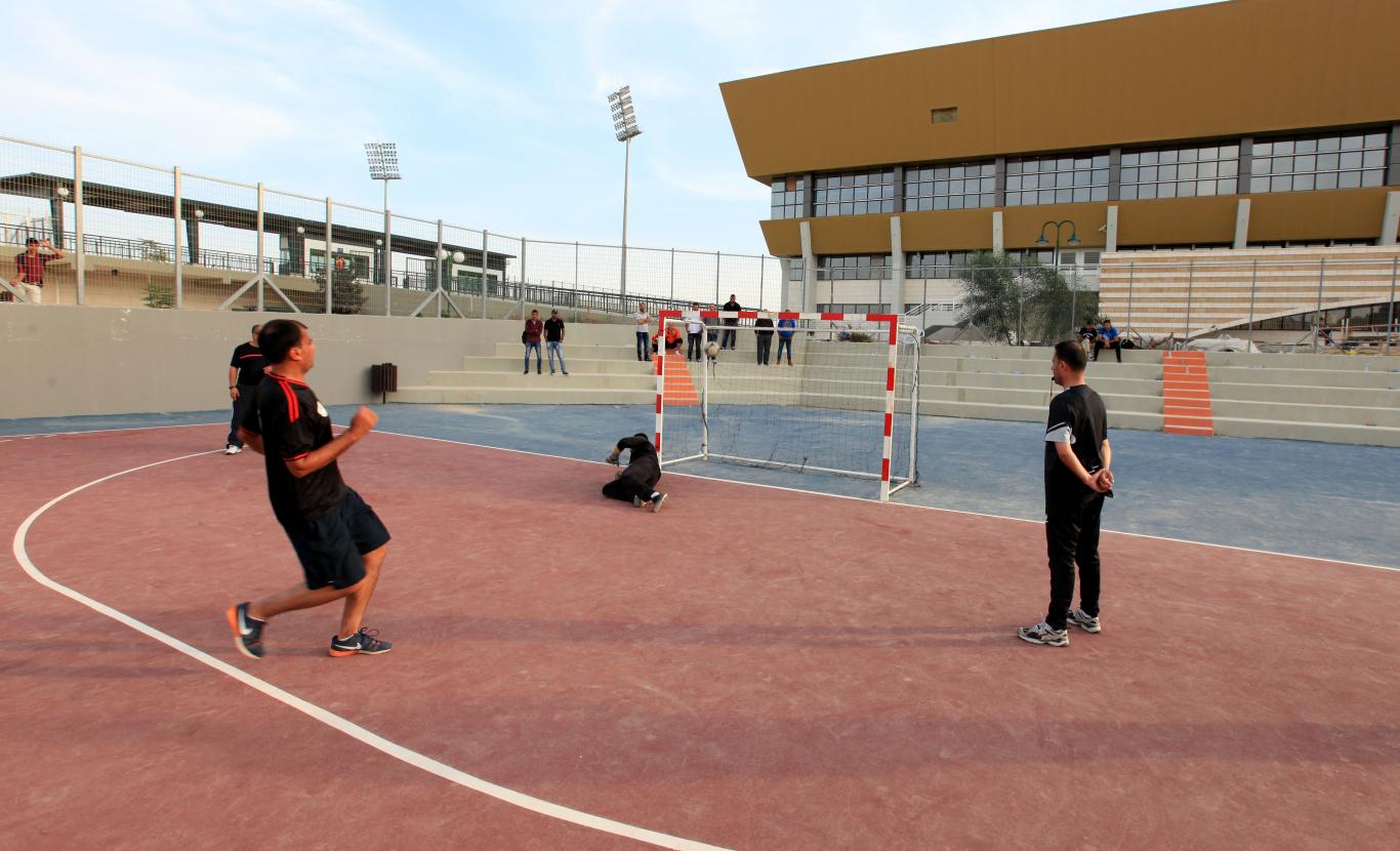 Five-a-side Football Championship of the Palestinian universities staff