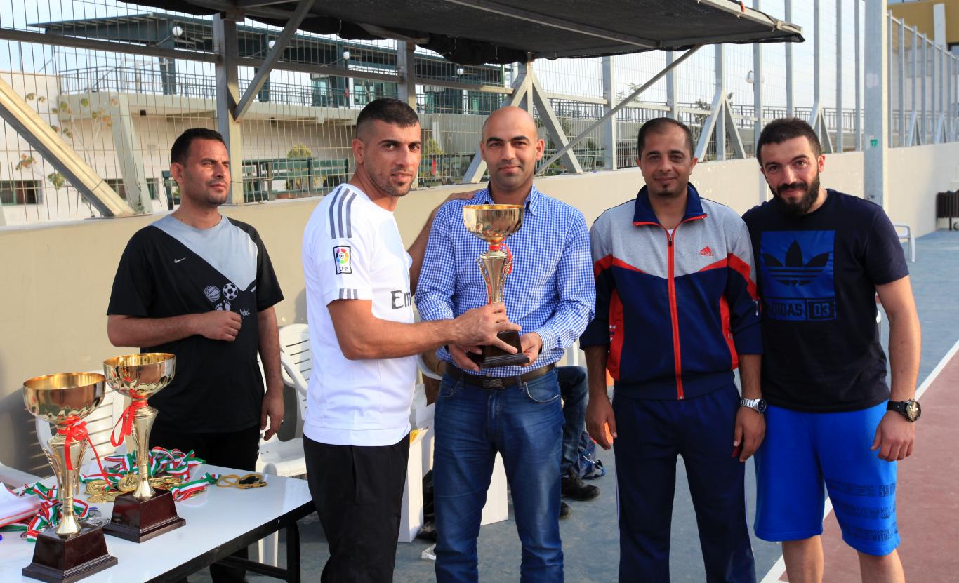 Five-a-side Football Championship of the Palestinian universities staff