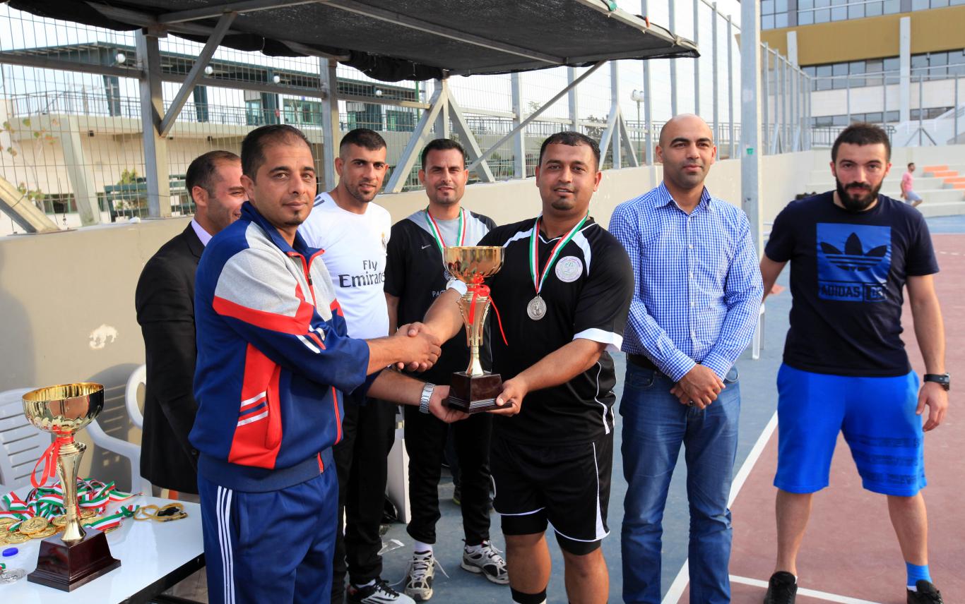 Five-a-side Football Championship of the Palestinian universities staff