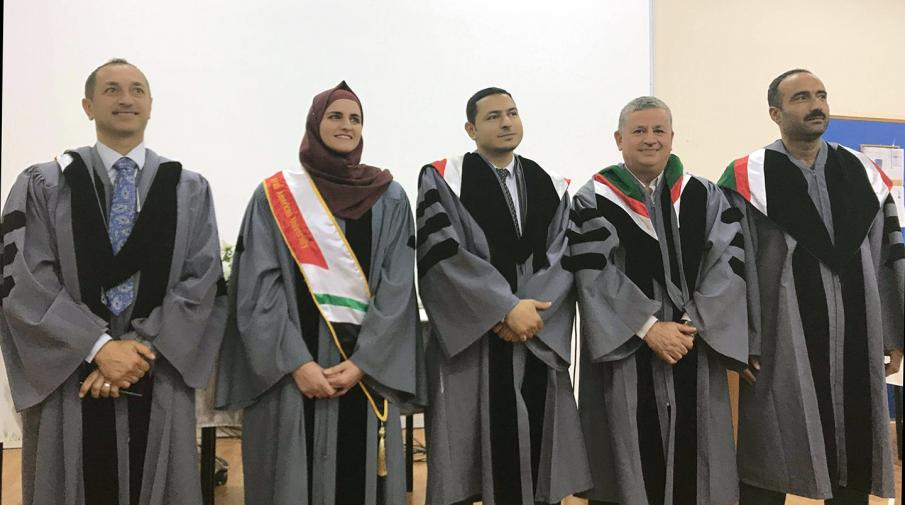 Researcher Abeer Zarour, a Computer Science student at the Faculty of Graduate Studies