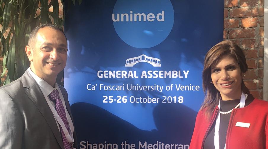 Part of the University's participation in the annual meeting of the Mediterranean Universities Union (UNIMED)