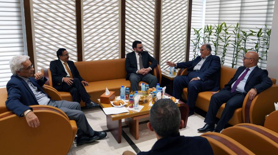 Part of the visit of Minister of Culture Dr. Ihab Bseiso to the university