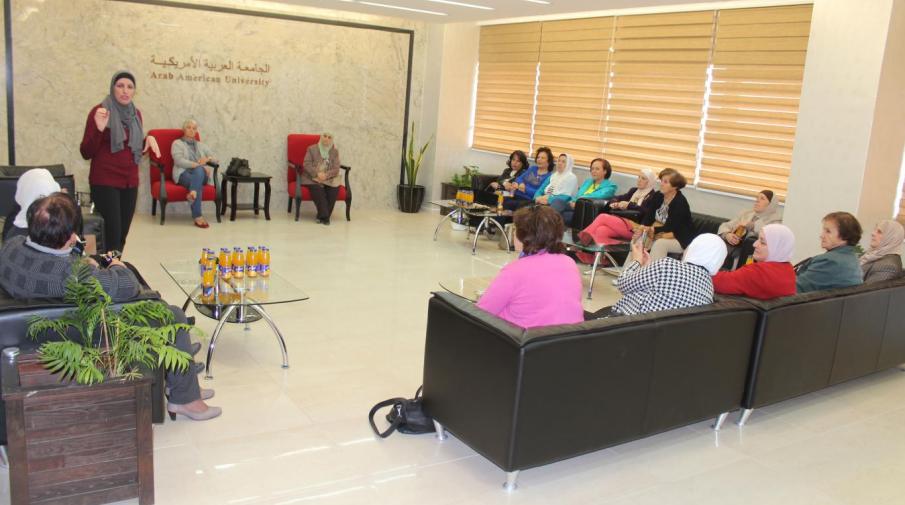 Reception of the delegation from the Social Cultural Society, Nablus