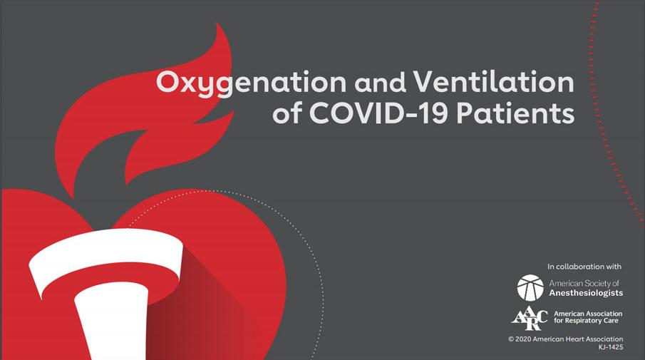 Oxygenation and Ventilation of COVID-19 Patients