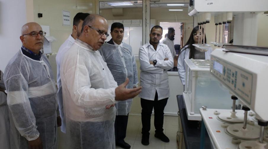 AAUP Pharmacy Students in a Field Trip to Al Quds Pharmaceutical Company in Ramallah