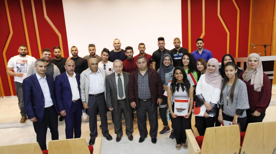 A group photo of the participating students in the course