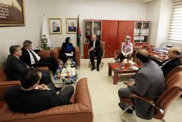 The Palestine Islamic Bank delegation university visit 