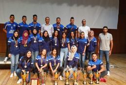 AAUP earned the honoring positions of the Central Ceremony of Sports Activities 2018\ 2019 at Birzeit University