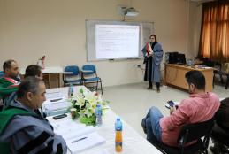 Part of discussion of the researcher Hala Deaibes, a student of strategic planning and fundraising