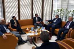 Part of the visit of Minister of Culture Dr. Ihab Bseiso to the university