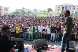 جانب من حفل "انا جوال" فريق الجامعة العربية الامريكية 