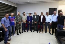 From the delegation of General Intelligence in Jenin visit to the university