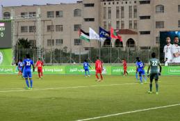 مباراة المنتخب الوطني الفلسطيني والمنتخب المالديفي على ستاد الجامعة العربية الامريكية الدولي