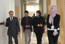 Eng. Zuhair Hijawi Member of Board of Directors Visits the Ramallah Campus