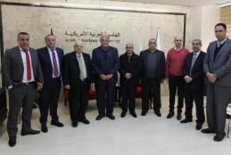 HEAD OF THE AUNTI-CORRUPTION COMMISSION RAFEEQ AL-NATSHEH VISITS THE UNIVERSITY