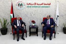 PRESIDENT OF THE SUPREME JUDICIAL COUNCIL ADVISOR SAAD VISITS THE UNIVERSITY