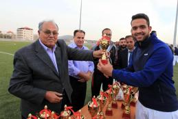 Honoring Winners in Universities Championship in Chess, Tennis and Karate