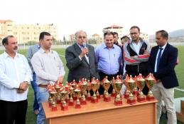 Honoring Winners in Universities Championship in Chess, Tennis and Karate