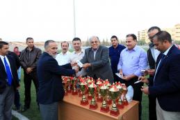 Honoring Winners in Universities Championship in Chess, Tennis and Karate