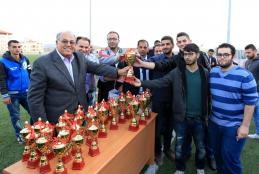 Honoring Winners in Universities Championship in Chess, Tennis and Karate