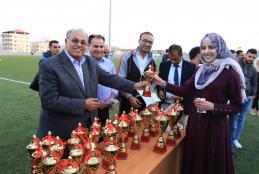 Honoring Winners in Universities Championship in Chess, Tennis and Karate