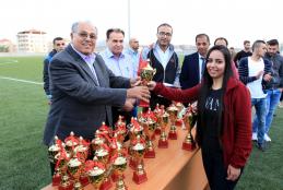 Honoring Winners in Universities Championship in Chess, Tennis and Karate