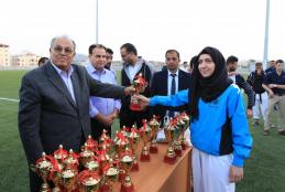 Honoring Winners in Universities Championship in Chess, Tennis and Karate