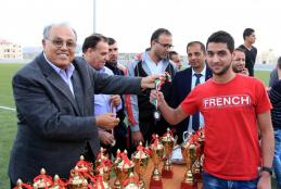 Honoring Winners in Universities Championship in Chess, Tennis and Karate