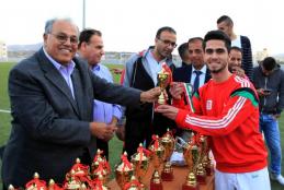 Honoring Winners in Universities Championship in Chess, Tennis and Karate