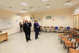 Director of the British Council in Palestine Brendan Mkhari University Visit