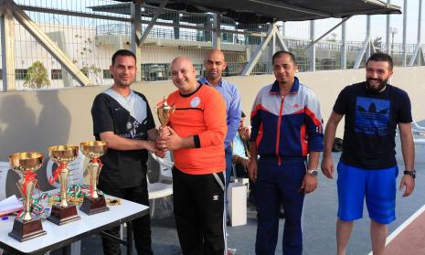 Five-a-side Football Championship of the Palestinian universities staff