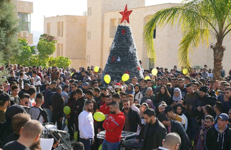 The Ceremony of Lightening the Christmas Tree in AAUP