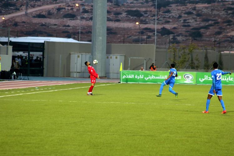 مباراة المنتخب الوطني الفلسطيني والمنتخب المالديفي على ستاد الجامعة العربية الامريكية الدولي