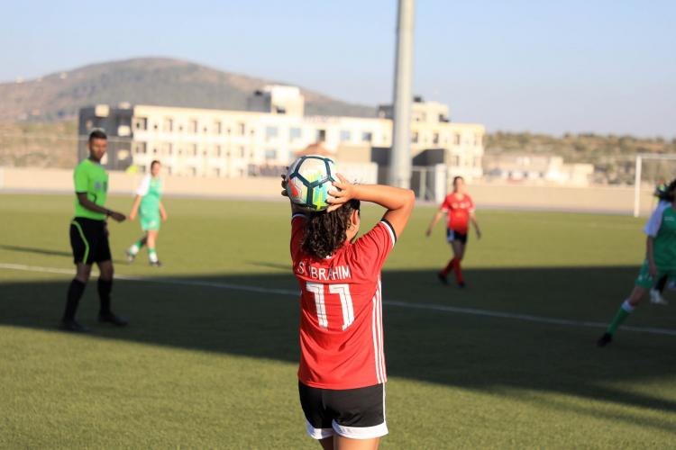 مباراة بين منتخب الجامعة ومنتخب الجالية الفلسطينية في الولايات المتحدة الامريكية