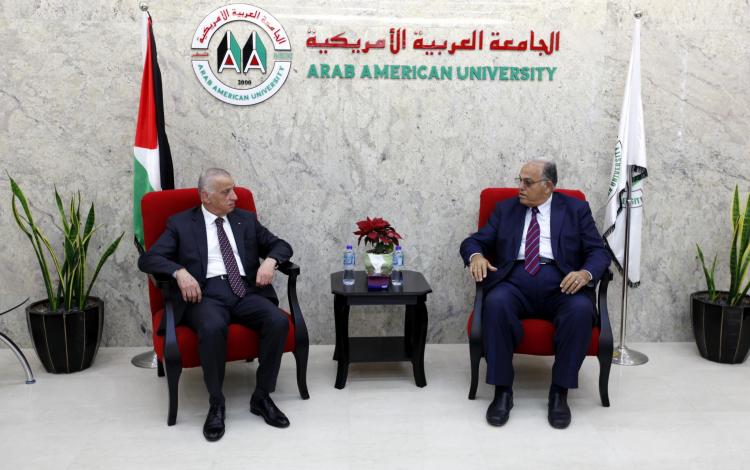 PRESIDENT OF THE SUPREME JUDICIAL COUNCIL ADVISOR SAAD VISITS THE UNIVERSITY