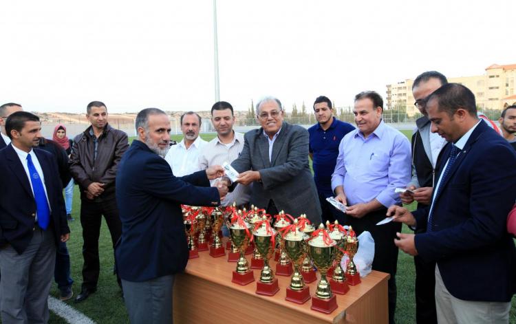 Honoring Winners in Universities Championship in Chess, Tennis and Karate